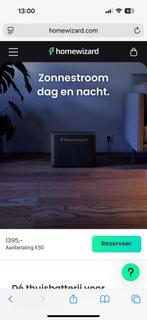 Homewizard thuisbatterij, Computers en Software, Accu's en Batterijen, Ophalen of Verzenden, Zo goed als nieuw, Homewizard