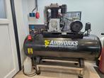NuAir/Shamal zuiger compressor, Doe-het-zelf en Verbouw, Compressors, 100 liter of meer, Ophalen, Zo goed als nieuw, 6 tot 10 bar