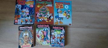 3 Donald Duck Strip thema pockets + 3 losse stripboeken beschikbaar voor biedingen