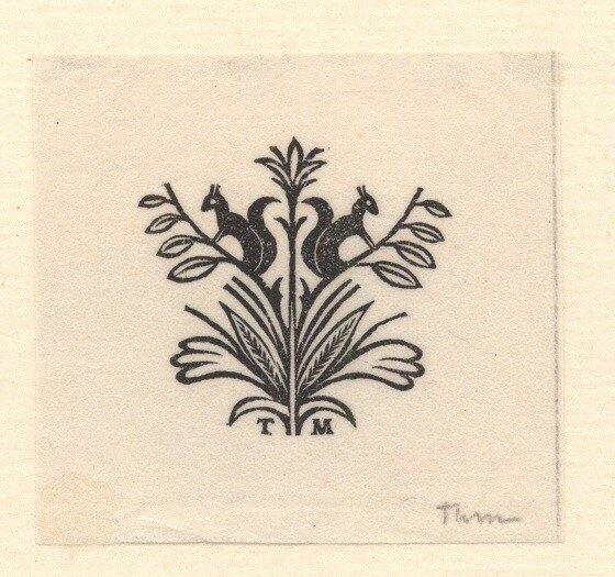 1768 Ex Libris Nederland : Thijs Mauve, 1958, Verzenden