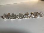 Diamant Hart Deurknoppen - Set van 6, Overige typen, Ophalen of Verzenden, Minder dan 100 cm, Glas