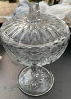 Kristallen Bonbonschaal met Deksel, Antiek en Kunst, Antiek | Glas en Kristal, Ophalen of Verzenden