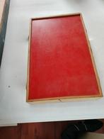 Houten ouderwetse  blokken doos op wielen met trekhaak, Kinderen en Baby's, Speelgoed | Houten speelgoed, Ophalen, Zo goed als nieuw