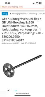 Gebr. Bodegraven Isolatiepluggen 8x200 - 250 stuks, Ophalen of Verzenden, Nieuw