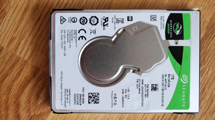Seagate BarraCuda Compute 2,5 inch HDD, Computers en Software, Harde schijven, Zo goed als nieuw, Laptop, Intern, HDD, Ophalen of Verzenden