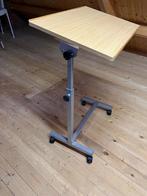 Verstelbare Ziekenhuis Bijzettafel, Minder dan 55 cm, Gebruikt, Rechthoekig, Hout