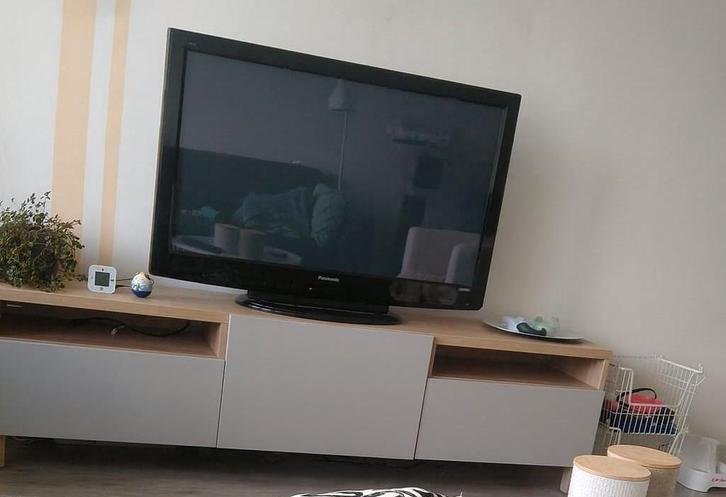 IKEA Besta TV meubel, Huis en Inrichting, Kasten | Televisiemeubels, Gebruikt, Minder dan 100 cm, 150 tot 200 cm, 25 tot 50 cm