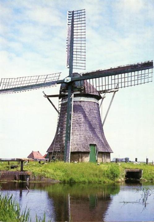 (F415) Ansichtkaart Vrouwenparochie molen poldermolen 1968, Verzamelen, Ansichtkaarten | Nederland, Ongelopen, Friesland, 1980 tot heden