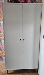 BLN Kids kledingkast 2-deurs wit, Ophalen, 50 tot 70 cm, 100 cm of meer, 105 cm of meer