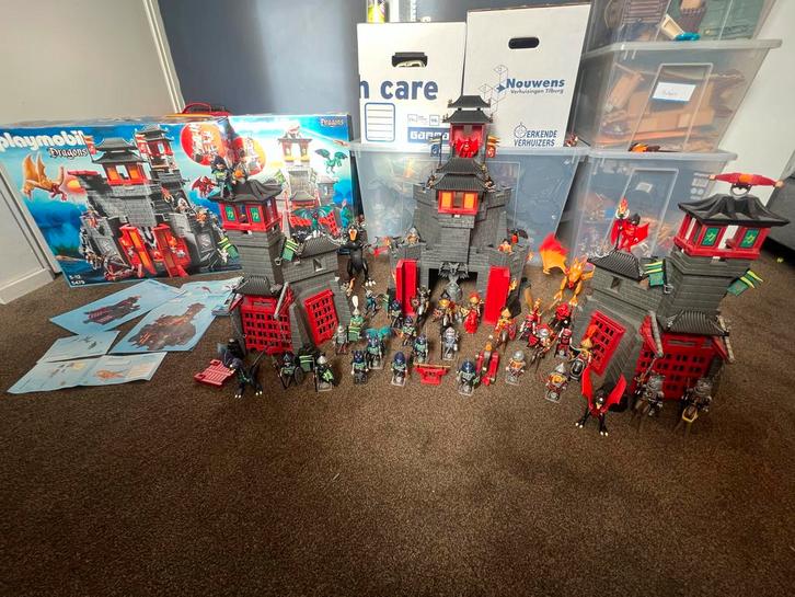 Playmobil Draken Ridderkasteel - Enorme Verzameling!, Kinderen en Baby's, Speelgoed | Playmobil, Gebruikt, Complete set, Ophalen of Verzenden