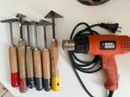Verfbrander Black+Decker en schrapers, Doe-het-zelf en Verbouw, Ophalen of Verzenden, Gebruikt