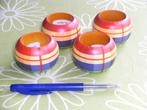 4 houten servetringen met mooi design, Huis en Inrichting, Ophalen of Verzenden, Zo goed als nieuw