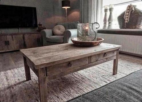 ~Stoer Sober Landelijk Houten Salontafel~, Huis en Inrichting, Woonaccessoires | Overige, Zo goed als nieuw, Ophalen of Verzenden