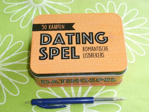 Dating spel  - romantische ijsbrekers met 50 kaarten, Hobby en Vrije tijd, Gezelschapsspellen | Overige, Zo goed als nieuw, Een of twee spelers