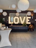 LOVE letters XL te koop voor bruiloft, Ophalen of Verzenden, Zo goed als nieuw, Versiering, Geboorte of Huwelijk