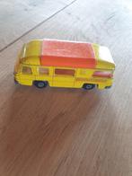 Vintage Matchbox Caravan - Geel/Oranje K27, Ophalen of Verzenden, Gebruikt