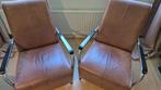 Twee Jess design fauteuils, Huis en Inrichting, Ophalen, Gebruikt, 75 tot 100 cm, Metaal