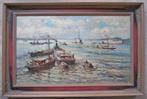 =havengezicht ROTTERDAM===EVERT MOLL 1878-1955 =, Ophalen