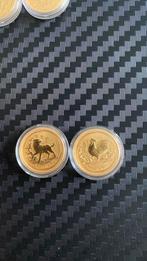 1/10 ounce goud Lunar 2 year of the Dog & Rooster, Ophalen of Verzenden, Goud