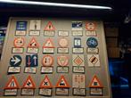 wandbord met verkeersborden, Verzamelen, Overige Verzamelen, Ophalen, Gebruikt