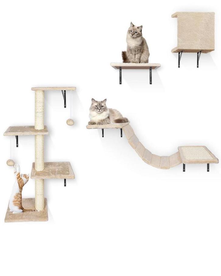 HEVOL Wandklimrek & Krabpaal voor Katten tot 10kg, Dieren en Toebehoren, Katten-accessoires, Nieuw, Ophalen of Verzenden