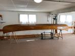 canadese houten canoe, Watersport en Boten, Kano's, Ophalen, Gebruikt, Met peddels, Twee personen