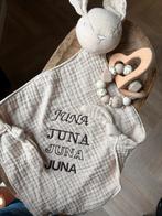 Knuffeldoekje met naam geborduurd - Jollein, Ophalen of Verzenden, Nieuw