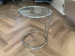 Leitmotiv chroombuis bijzettafel, Minder dan 55 cm, Metaal of Aluminium, Rond, Zo goed als nieuw