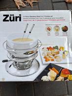 Nieuwe Züri 11-delige fondueset in doos, Ophalen of Verzenden, Nieuw, Brander, Fondueset