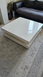 Witte Vierkante Salontafel 100x100, Huis en Inrichting, Tafels | Salontafels, Overige materialen, Gebruikt, 50 tot 100 cm, Vierkant