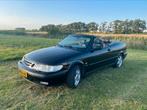 Saab 9-3 2.0 T Cabrio 2001 Zwart nieuw dak!, Auto's, 730 kg, 4 cilinders, Cabriolet, 4 stoelen