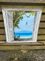 Tuinposter hoppa €5,- afhaal, Tuin en Terras, Tuinwanddecoratie, Ophalen, Zo goed als nieuw