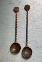 Lepeltjes met oude munten koper 2 1/2 cent 1917 en 1906, Ophalen of Verzenden, Koningin Wilhelmina, Overige waardes