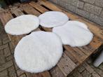 4 nieuwe ronde kleedjes, Huis en Inrichting, Stoffering | Tapijten en Kleden, 50 tot 100 cm, Rond, Zo goed als nieuw, 50 tot 100 cm
