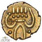 India Koninkrijk Cochin 1 Fanam 1795-1850, Ophalen of Verzenden, Zuid-Azië, Losse munt, Goud