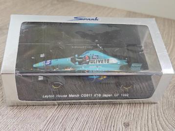 Leyton House March CG911, Jan Lammers # 16, GP Japan 1992. beschikbaar voor biedingen