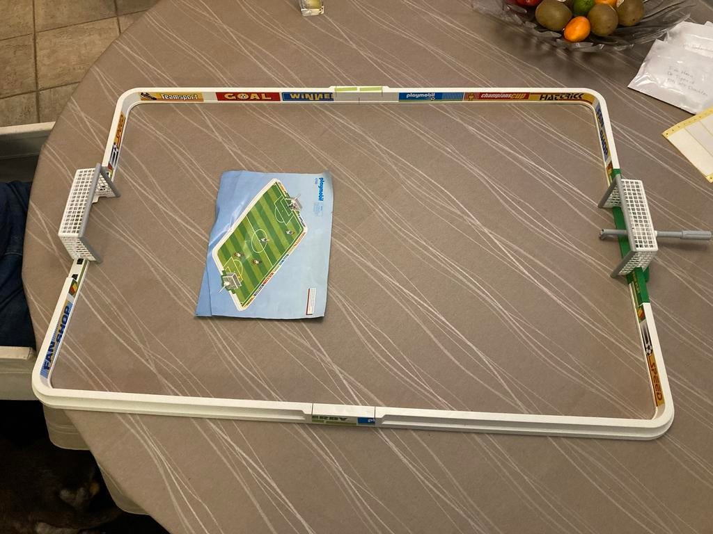 Playmobil onderdelen voetbalveld., Ophalen of Verzenden, Gebruikt