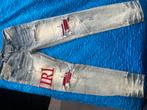Amiri Jeans met Rode Letters, Amiri, Overige kleuren, Overige jeansmaten, Nieuw