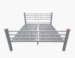 Ledikant 140x200 met dwarsgespannen spiraalbodem, Ophalen, Gebruikt, 140 cm, Twijfelaar