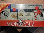 monopoly spel, Hobby en Vrije tijd, Gezelschapsspellen | Bordspellen, Drie of vier spelers, Ophalen of Verzenden, Zo goed als nieuw