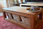 Salontafel Teakhouten, Huis en Inrichting, Tafels | Salontafels, 100 tot 150 cm, Teakhout, Zo goed als nieuw, Minder dan 50 cm