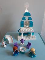 Duplo frosenkasteel met Anna, Elsa en Olaf, Ophalen of Verzenden, Zo goed als nieuw