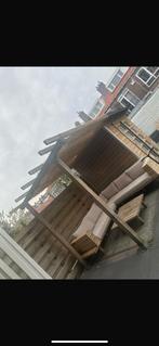 Houten Tuinset - Robuust & Sfeervol!, Ophalen of Verzenden, Gebruikt, Hout