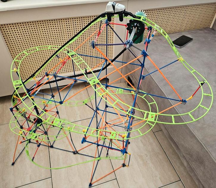 Knex Typhoon Frenzy Achtbaan, Kinderen en Baby's, Speelgoed | Bouwstenen, Gebruikt, Ophalen of Verzenden