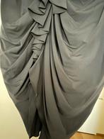 Van der Mark rok, Maat 42/44 (L), Zo goed als nieuw, Knielengte, Grijs