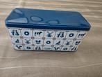 Opbergblik Delfts Blauw, Verzamelen, Blikken, Ophalen of Verzenden, Zo goed als nieuw, Overige