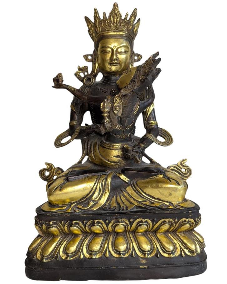 Yab-Yum (tantrisch koppel) in Himalaya-stijl, Huis en Inrichting, Woonaccessoires | Boeddhabeelden, Gebruikt, Ophalen of Verzenden