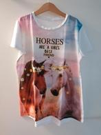 Leuk shirt met paard 158 1 euro, Ophalen of Verzenden, Zo goed als nieuw, Meisje, Shirt of Longsleeve
