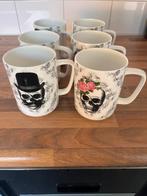 6 porseleinen mokken, Huis en Inrichting, Keuken | Servies, Nieuw, Ophalen of Verzenden, Overige stijlen, Kop(pen) en/of Schotel(s)
