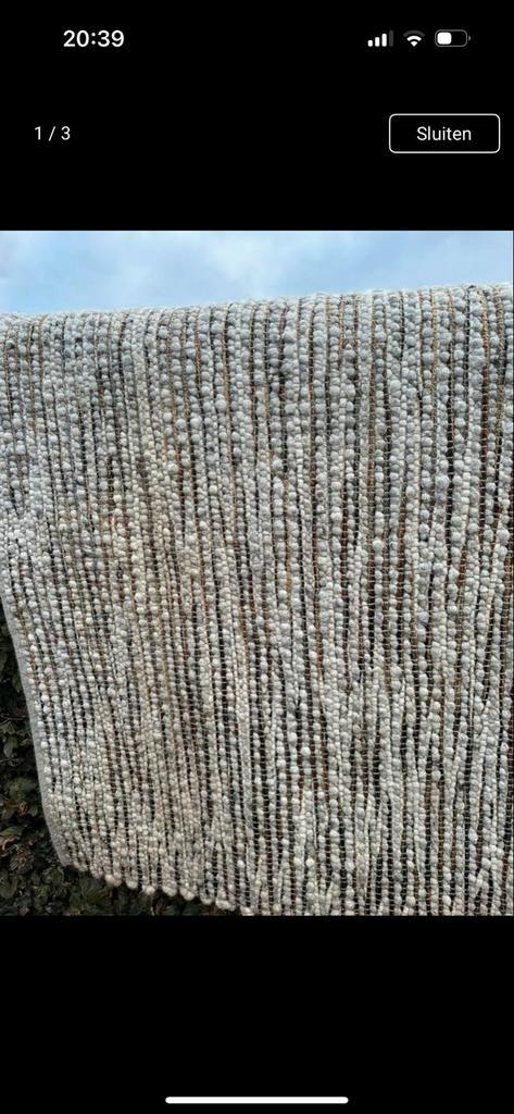 Duurzaam vloerkleed 280x300 - Piet Klerkx, Huis en Inrichting, Stoffering | Tapijten en Kleden, Zo goed als nieuw, 200 cm of meer